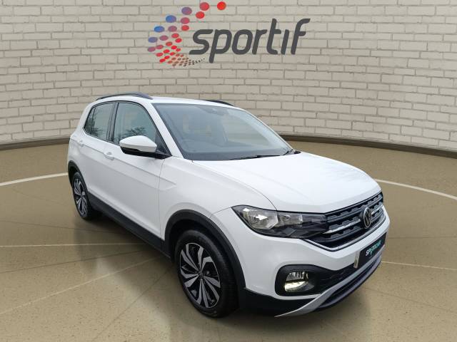 Volkswagen T-cross 1.0 TSI SE SUV 5dr Petrol Manual Euro 6 (s/s) (110 ps) SUV Petrol White