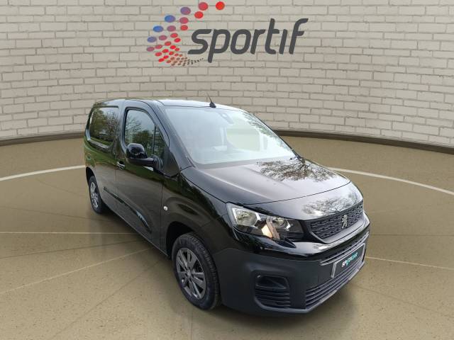 Peugeot Partner 1.5 BlueHDi 1000 Asphalt Premium + Standard Panel Van 5dr Diesel EAT8 SWB Euro 6 (s/s) (130 bhp) Panel Van Diesel Black