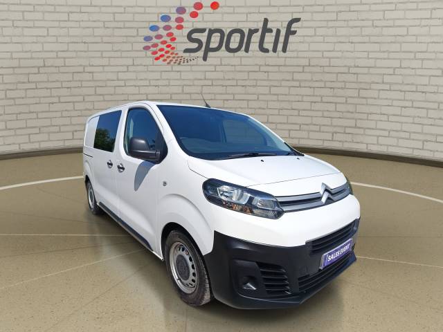Citroen Dispatch 2.0 BlueHDi 1000 Enterprise M Crew Van Double Cab 6dr Diesel EAT8 MWB Euro 6 (s/s) (120 ps) Combi Van Diesel White