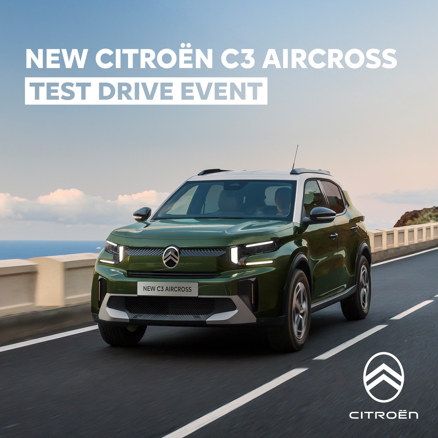 Exclusive Test Drive Event – NEW Citroën C3 Aircross
