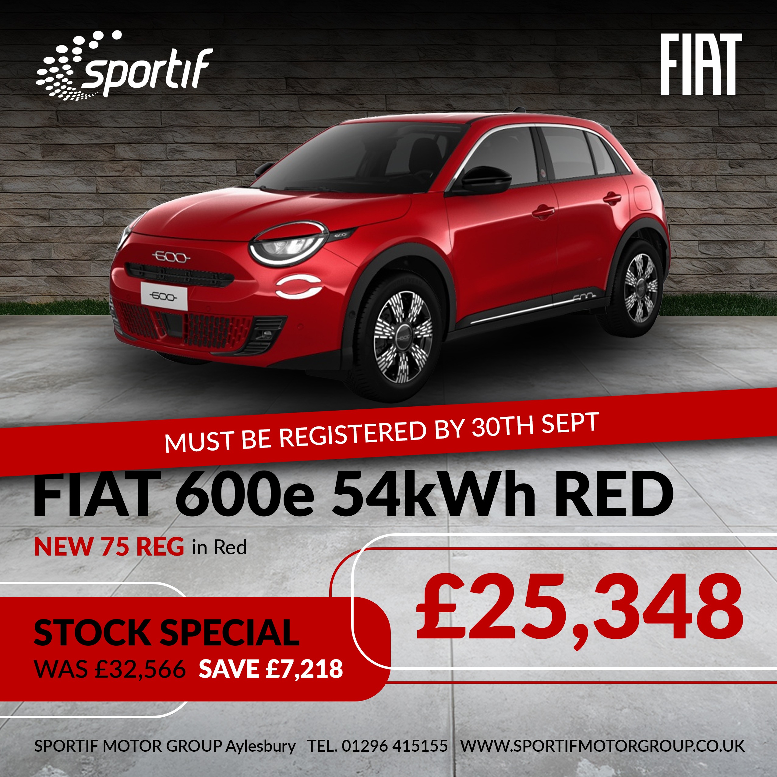 MASSIVE SAVINGS ON 75-REG ELECTRIC STOCK