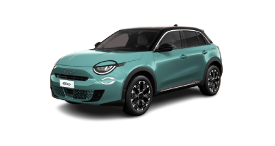 Fiat 600 Hybrid - Sky Blue/Cinema Black