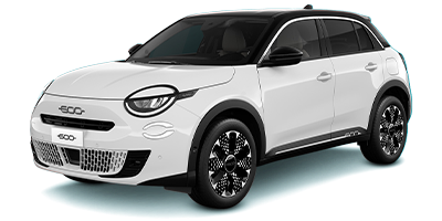 Fiat 600e - Gelato White / Cinema Black