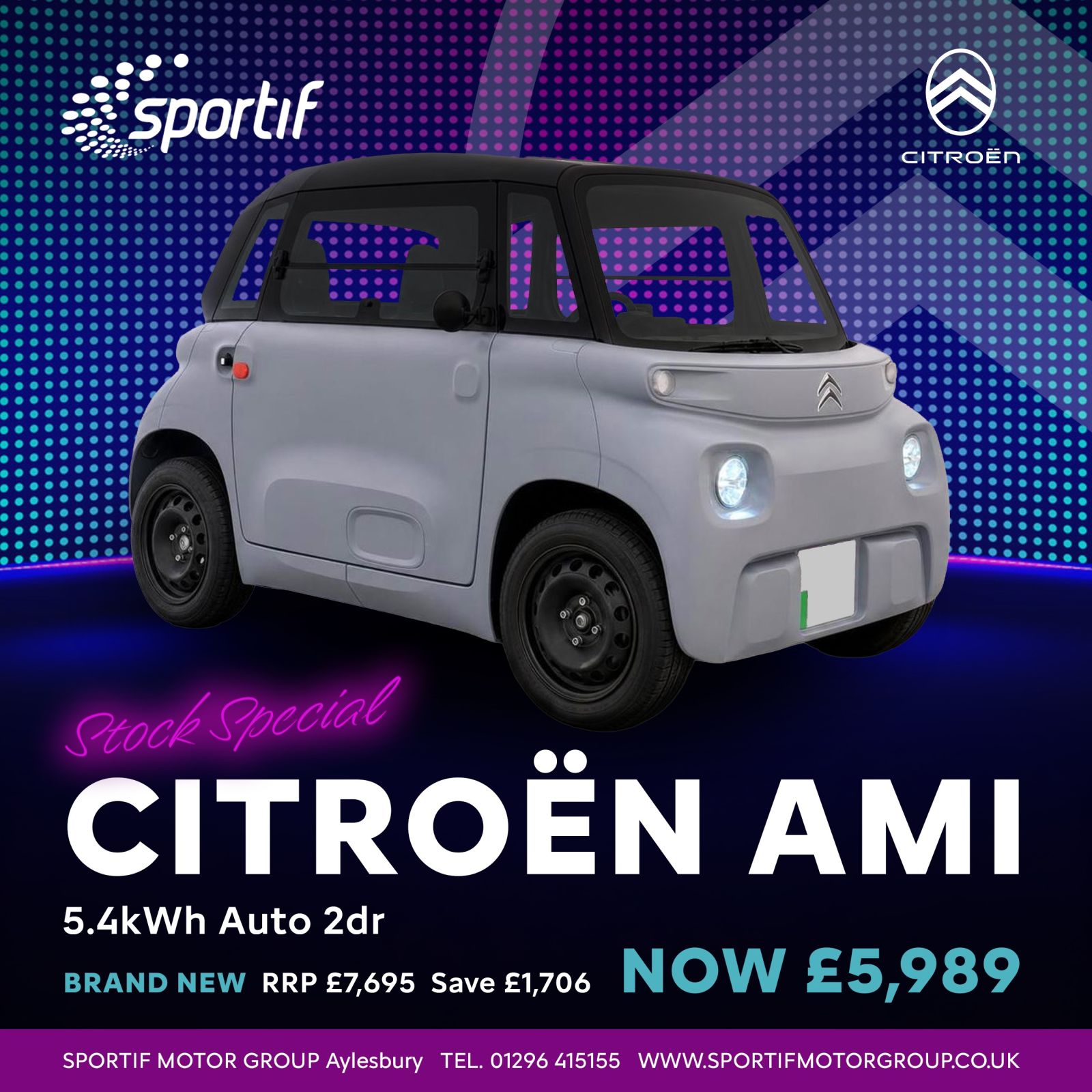 CITROEN AMI 6kW Ami 5.4kWh 2dr Auto